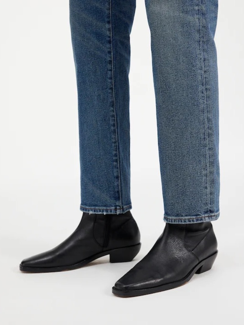 Madewell The Idris leather ankle boots
